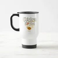 Funny Chicken Mom Travel Mug