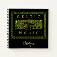 Celtic Magic - The Great Tree Spiral Notebook