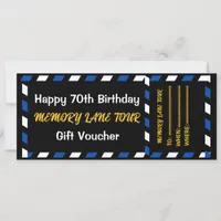 Memory lane tour gift voucher nostalgic moments