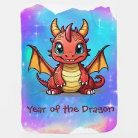 Cute Kawaii Chinese Zodiac Year of the Dragon | Baby Blanket