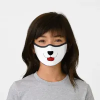 Cute Dog Face Fun Animal Premium Face Mask