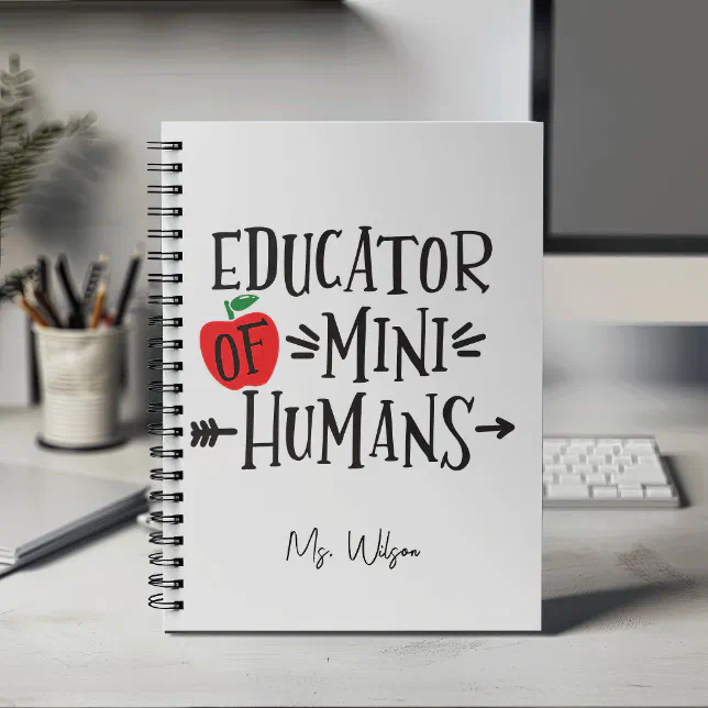 Funny Teacher Appreciation Gift Notebook