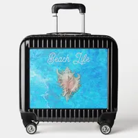 Conch Shell "Beach Life" Luggage