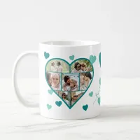 Hearts Photo Collage Coffee Mug