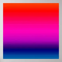 Spectrum of Horizontal Colors - 4 Poster