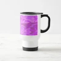 Light Purple Camouflage Travel Mug
