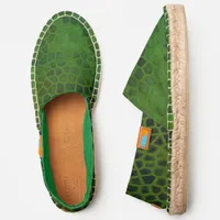 Green Dinosaur Hide Espadrilles