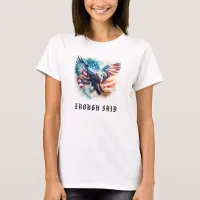 *~* AP16 American Flag USA Bald Detailed EAGLE T-Shirt