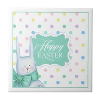 Adorable Bunny Easter ID646 Ceramic Tile