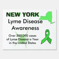 New York Lyme Disease Awareness Yard Sign