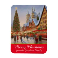 Merry Christmas Kitsch Nostalgic German Market Magnet