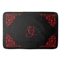 Dramatic Goth Personalized Bath Mat