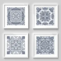 Birds Mandala Art Custom Color Wall Art Sets