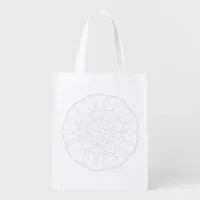 Lovely Mandala Adult Coloring Art Supplies Bag