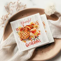 Grateful Gatherings – Thanksgiving Napkins