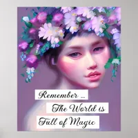 Ethereal Fantasy Fairytale Art | Pretty Women  Poster