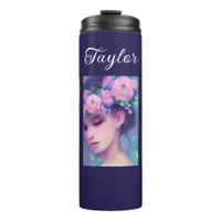 Sleepy Maidens Ethereal Fantasy Fairytale Art Thermal Tumbler