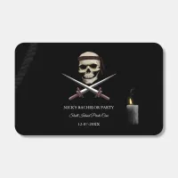 Buccaneer Bash - Pirate-Themed Bachelor / Birthday Matchboxes