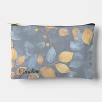 Golden Foliage Dreams Autumn Nature Beauty Accessory Pouch