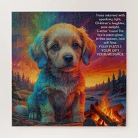 Christmas Message Joy Jigsaw Puzzle