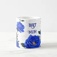 Elegant Blue Rose Coffee Mug