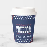 Valor's Toast to Preserved Freedom Paper Cups