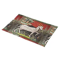 Capricorn the Goat Zodiac Sign Birthday Party Cloth Placemat