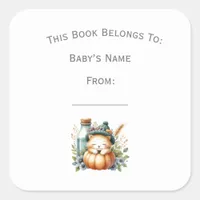 Customize Woodland Animal Book Plate