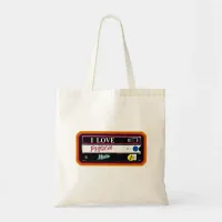 I Love Physical Media Collecting Hobby Fun Tote Bag