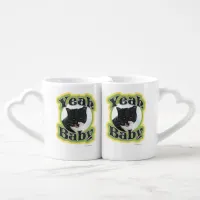 Silly Flirty Feline Coffee Mug Set