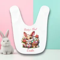 Personalized Baby's First Easter Baby Bib