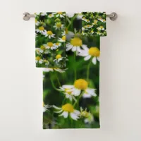 In a Dreamy Field of Chamomile Bath Towel Set