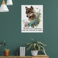 Wolf Quote Poster