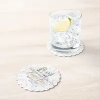 Booze & Boos Before I Dos Bridal Shower  Paper Coaster