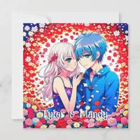 Happy Anniversary Personalized Anime Couple