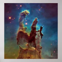 Pillars of Creation in the Eagle Nebula, M16, ZGOS Poster