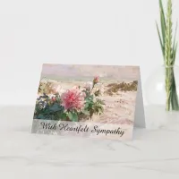 *~* Roses Ocean Sea TV2  Sympathy Love Light Card