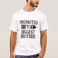 Promoted To Biggest Brother - Sibling  T-Shirt