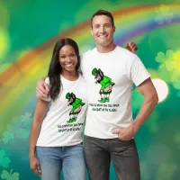 Funny Mooning Leprechaun Unisex T-Shirt