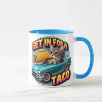 Taco Cat Cruising Mug