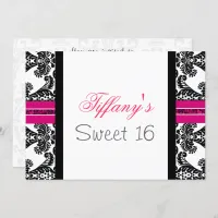 Sweet Sixteen party Invitation