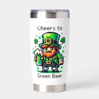 Cheers to Green Beer | St Patrick's Day   Insulated Tumbler