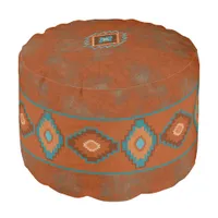 Southwest Canyons Diamond Pouf