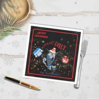  Ugly Sweater Cat & Mouse Holiday Napkins