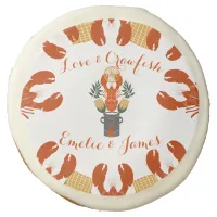 Crawfish Boil Engagement Party-Love & Crawfish Sugar Cookie