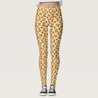 Cute Christmas Teddy Bears  Leggings