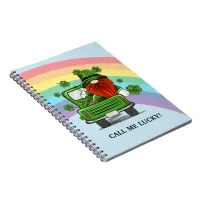 Call Me Lucky Irish Gnome Notebook