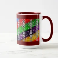 Wild Colorful Rabbit Pattern Mug