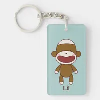 Lil the Sock Monkey Acrylic Keychain