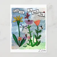 Flowers, Musical Notes and Joy Artwork